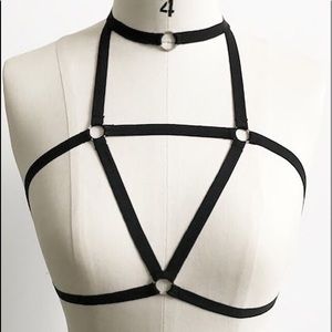 Black Choker Bralet